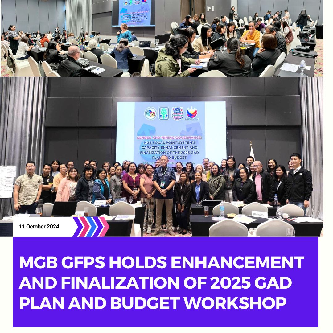 MGB GFPS holds Enhancement and Finalization of 2025 GAD Plan and Budget Workshop