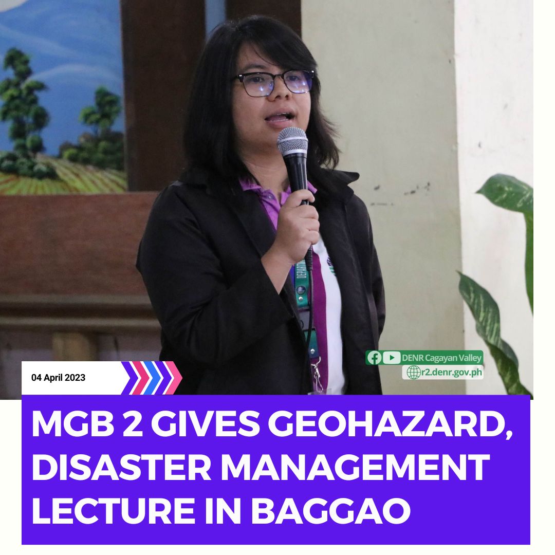 MGB 2 gives geohazard disaster management lecture in Baggao